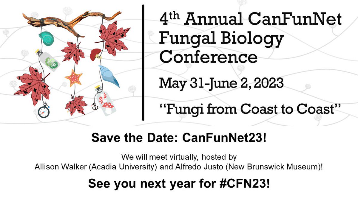 CanFunNet's tweet photo. Save the date! #CanFunNet23 will be held virtually May 31 - June 2. We can’t wait to see you! https://t.co/9mvT3kv7wp