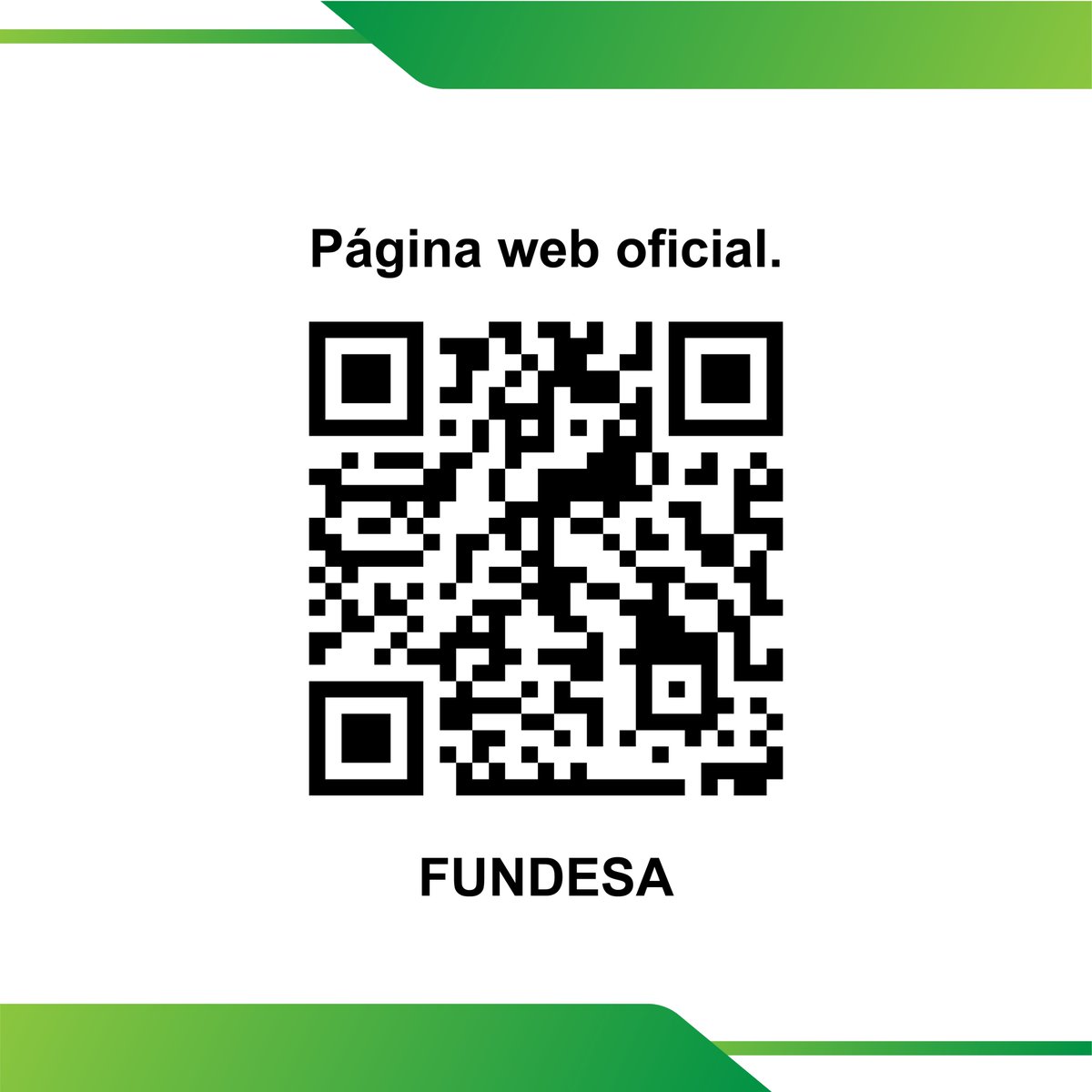 FUNDESASV's tweet photo. 📌¿Quieres conocer más sobre nuestro trabajo? Escanea el código QR para conocer nuestra página web oficial con toda la trayectoria de FUNDESA El Salvador. #elsalvador https://t.co/TYAd9Tb94j