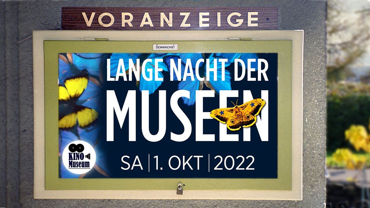 kinomuseum's tweet photo. Vorschau auf die Lange Nacht der Museen am 1.Oktober 2022 im Kinomuseum #LNdM #LNdM2022 #Klagenfurt #Kino #museum 
https://t.co/b2LwxQtxud https://t.co/nu1j4ZAzx1