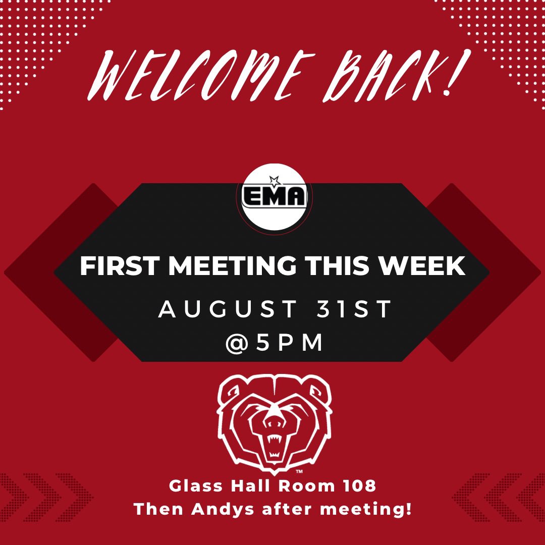 We are back!!! First meeting this semester is on August 31st <a href="/5pm/">5pm.co.uk</a>! We have lots of exciting things that we will do to kickstart our meeting. After meeting we will go to the NEW Andy’s! If you need a ride, our leadership team will be happy to take you 😁 see you then!!