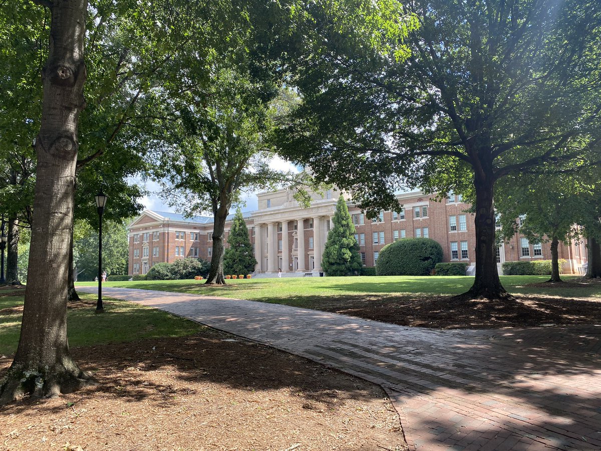 NatashaMarcusNC's tweet photo. Today I was listening to the audiobook of @ClintSmithIII’s great #HowTheWordIsPassed while walking through his beautiful alma mater @DavidsonCollege. A happy coincidence while I’m preparing for the @YMCACharlotte Community read. Highly recommend this book. https://t.co/Zy9mEVGEFO