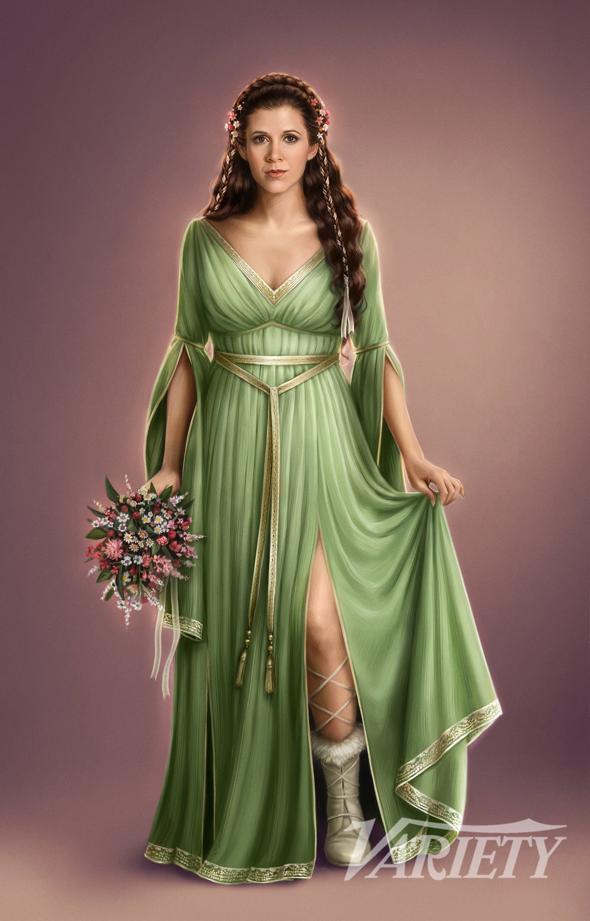 Geek Zone on X Se ha revelado el vestido de boda de Leia Organa en Star Wars https t AVUQc9Veaw X