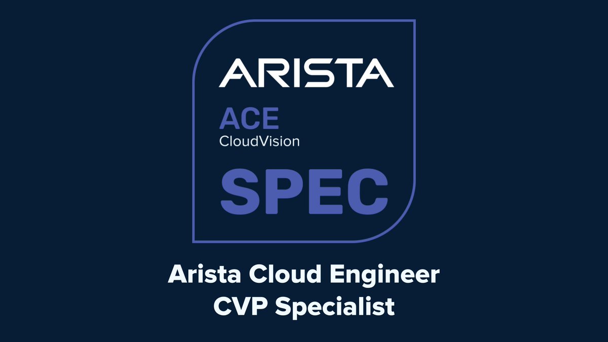📅 Next #Arista #CloudVision course starts Wednesday September 7th (NAM).
Click here to book your place - sdn-pros.com/product/220253…