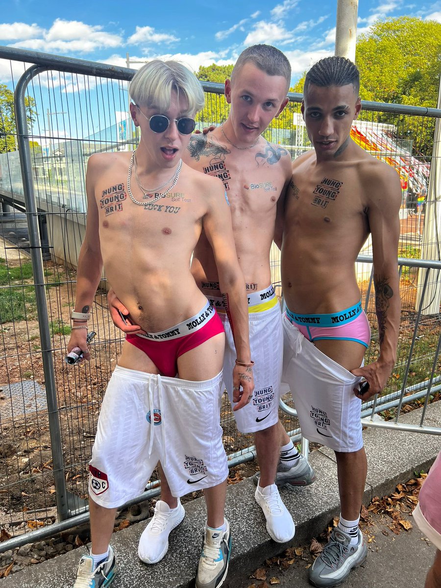 English_twink2's tweet photo. We’ve been strutting our stuff in our @MollyandTommy1 briefs all around #cardiffpride hoping to impress the boys 😉🏳️‍🌈
@timgottfridxxx @ChavyScally 
@hungyoungbrit https://t.co/Qvuh6EJmFt