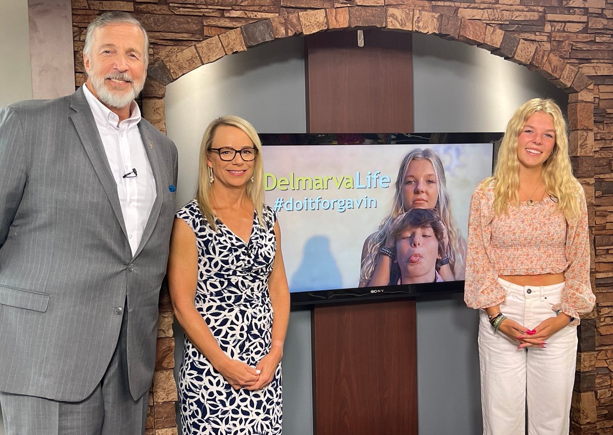 DelmarvaLife's tweet photo. A bittersweet moment for Summer Knupp, of Ocean Pines. Just weeks after her 14-year-old brother, Gavin, was killed in a hit & run crash, Summer took 1st in Jr. Angler category at the Poor Girls Open. She sits tells us why that moment meant so much. #doitforgavin #poorgirlsopen https://t.co/LmfUEoWzKh