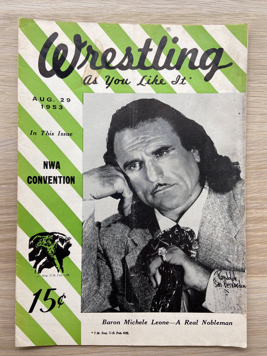 Rasslin' History 101 on Twitter "RT ostpies Wrestling As You Like It