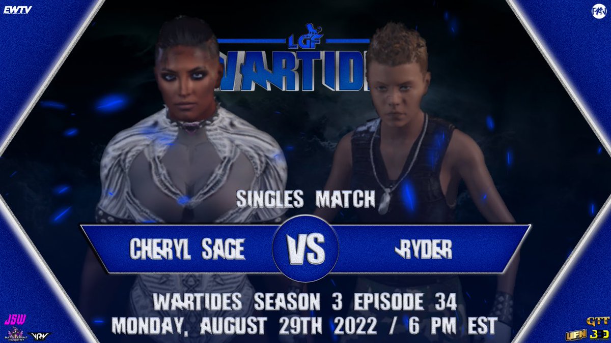 LGFederation's tweet photo. First set of matches!

🔵Cheryl Sage vs Ryder
🔵Tristan Silva vs Crazy J
🔵Devil Dogs vs Project Vigilance 
🔵Roy Bacon vs Viktor Black https://t.co/uUw69Kky2C
