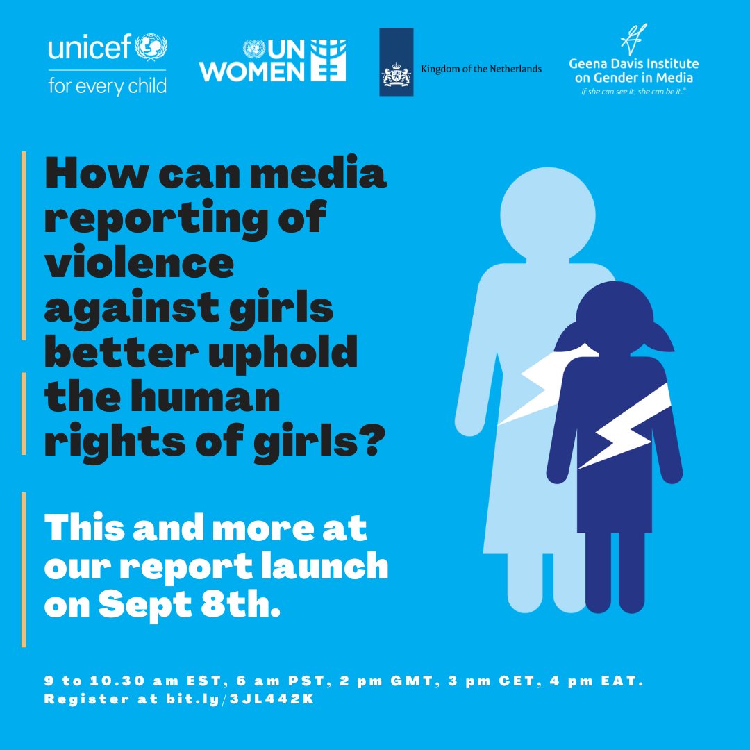 So excited for our @LF_Ladysmith to present 🔑 findings &amp; recs from our report for <a href="/UNICEF/">UNICEF</a> &amp; <a href="/UN_Women/">UN Women</a> on #GBV + media #stereotypes at the launch on Sep 8th at 9EST!🤩📆 With research by <a href="/Abhashri/">Abhashri</a> &amp; @Jenniferbittrly 📄📚🤓 

Register here ➡️ bit.ly/3JL442K
