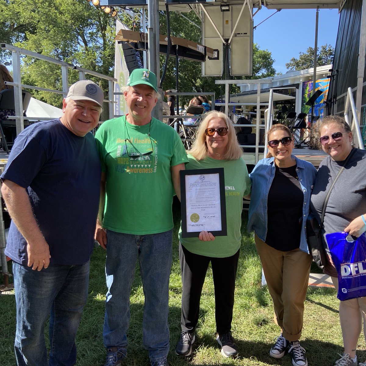 Thank you, Governor <a href="/GovTimWalz/">Governor Tim Walz</a> for Mental Health Day's  proclamation at the Minnesota State Fair!