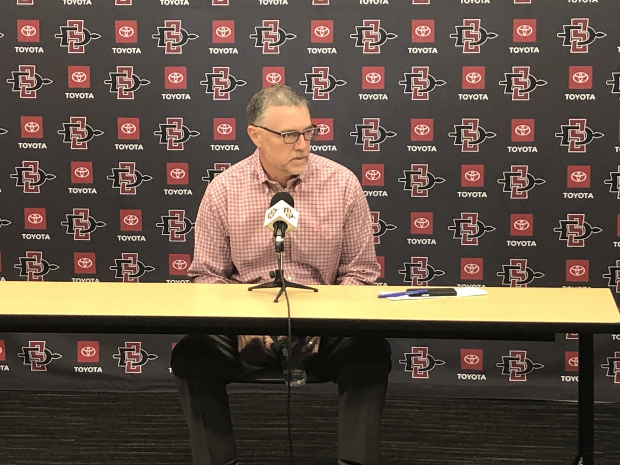 Todd Strain on Twitter "SDSU Athletic Director JD Wicker just walked