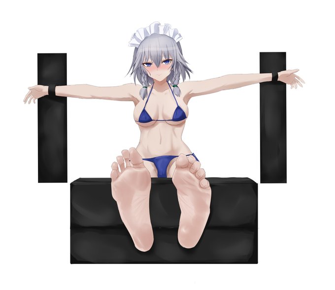 咲夜さんの足裏を描きました。👣
足裏もう一枚→https://t.co/i14yxpF2u6 