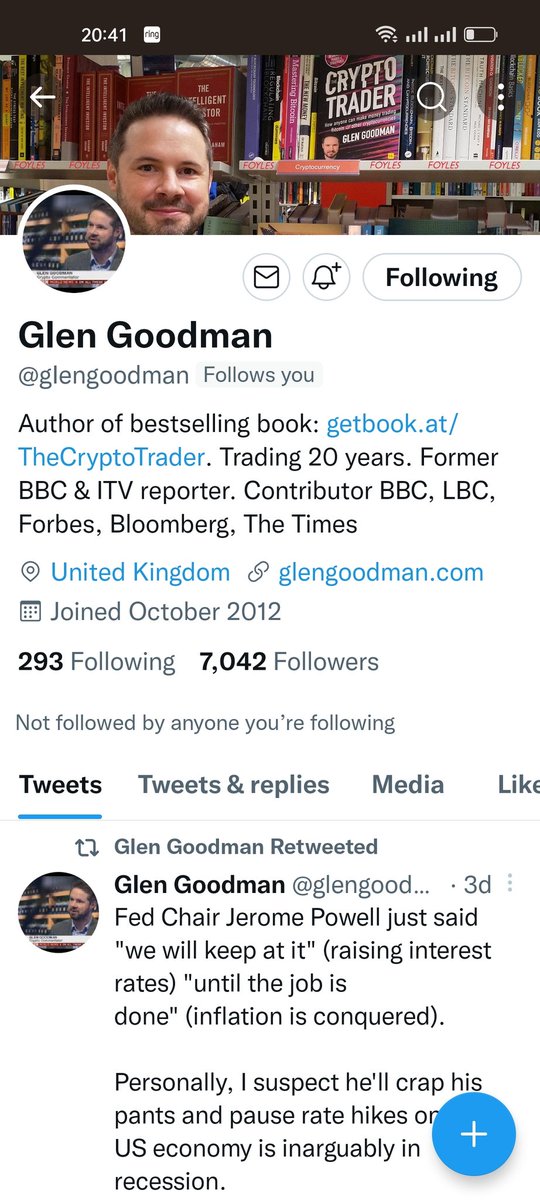 Croz1977's tweet photo. @glengoodman https://t.co/f0qf7svCFP