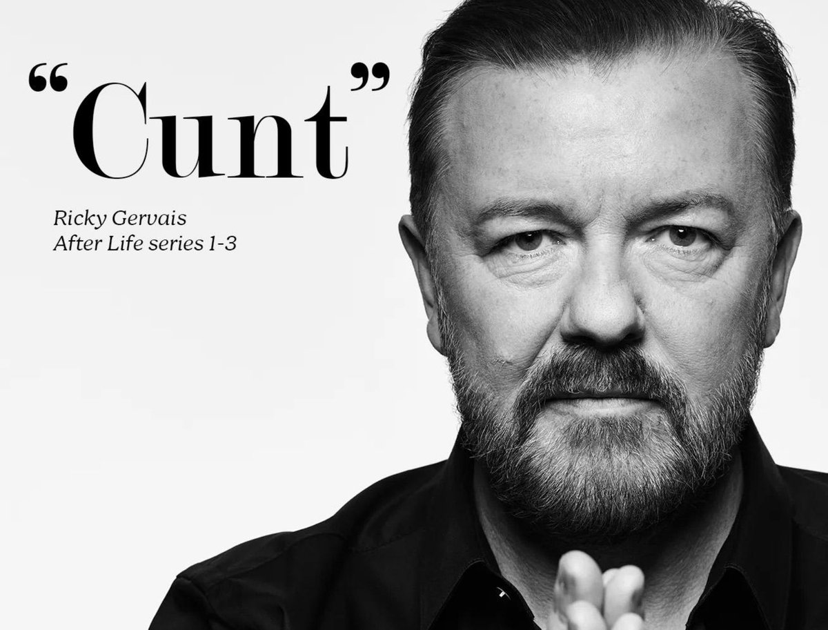 rickygervais's tweet image. No idea who did this, but it made me laugh 😂