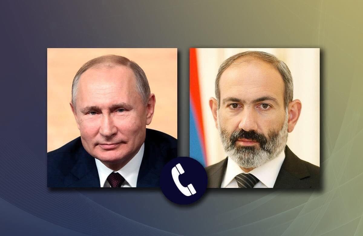 🇷🇺🇦🇲📞 President Vladimir #Putin and Prime Minister of Armenia <a href="/NikolPashinyan/">Nikol Pashinyan</a> congratulated each other over the phone on the 2️⃣5️⃣th Anniversary of signing the bilateral Treaty on Friendship, Cooperation and Mutual Assistance.