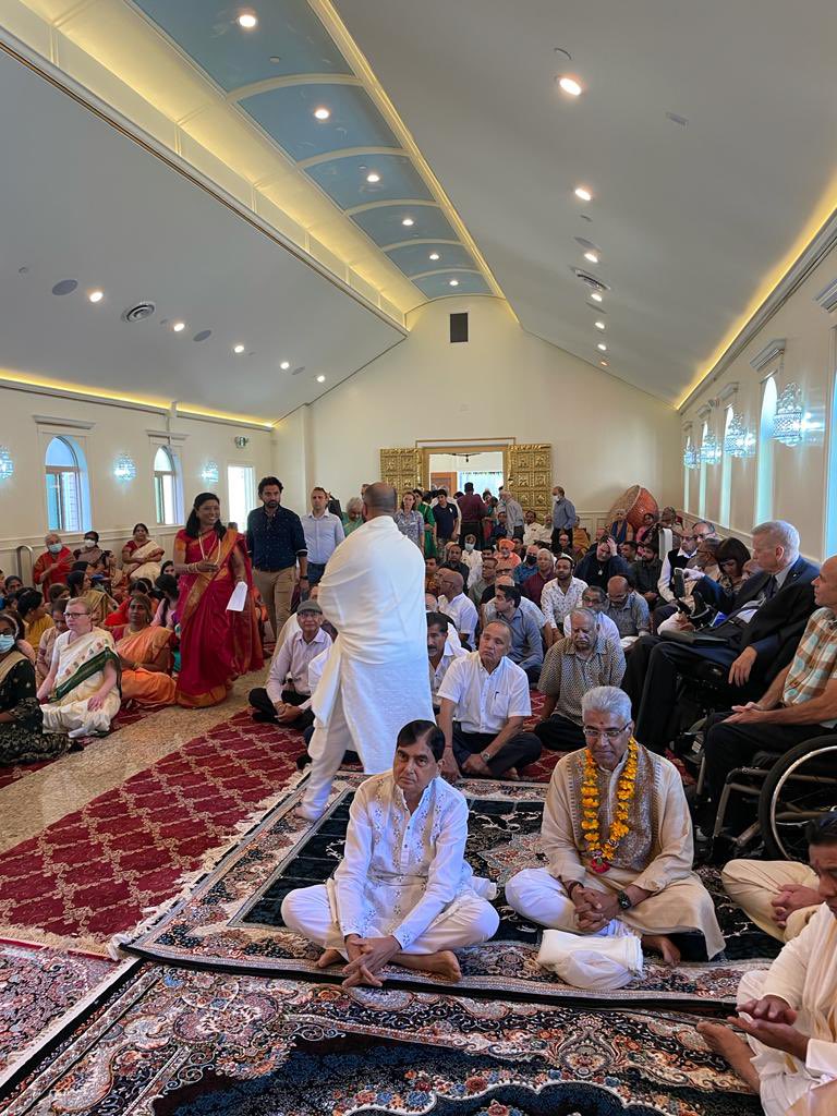 Consul General @ManishGIfs was pleased to visit the newly renovated Mahalakshmi Temple in Vancouver & interacted with the Chief Priest and devotees. Supported by the Indian diaspora in Greater Vancouver Area, the temple provides religious, spiritual, cultural & social needs.