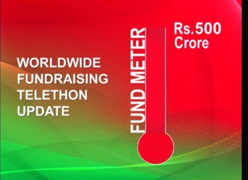 aliwahidparacha's tweet photo. Shukriya Pakistan, InshAllah we will win this challenge as a Nation 🇵🇰
500 Crore in only 3 hours!!!
#عمران_خان_ٹیلی_تھون_مہم #TelethonByImranKhan https://t.co/Q5hmsfRg5o