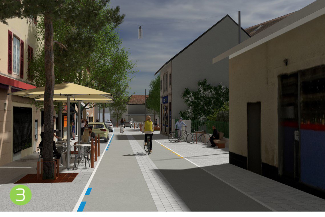 villededivonne's tweet photo. #Projet Les #aménagements de la #GrandeRue permettront de rendre le centre-ville plus vivant avec un meilleur partage de l’espace entre les différents modes de circulation. Un projet respectueux de l’environnement avec un éclairage LED et des espaces végétalisés.
#ilovedivonne https://t.co/3qLUBKuciI