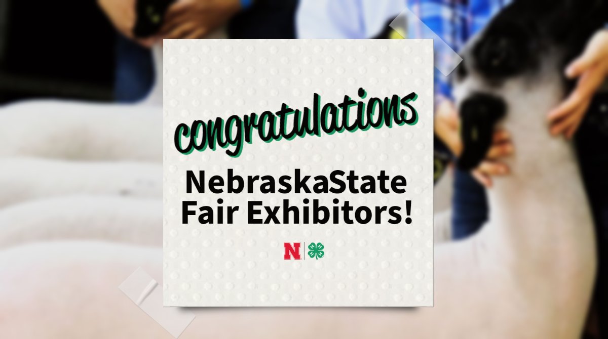 WCNE4H's tweet photo. Congratulations to all #NEStateFair Exhibitors! We are so proud of all your hard work.

Check out results here: https://t.co/EoTZNUfvI5 https://t.co/IGujBzvL2V