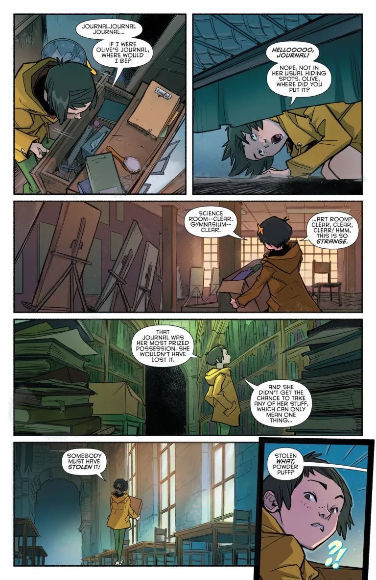 brendenfletcher's tweet photo. TOMORROW! AUG 30!

NEW GOTHAM ACADEMY!!🙌

It’s been FIVE YEARS since we said goodbye to The Detective Club. Check out their first new adventure since Second Semester #12 (Aug 2017!!) in @DCCOMICS’ SAVED BY THE BELLE REVE, in stores and online TOMORROW! 

https://t.co/0cxf6c76Y0 https://t.co/QJnbs4AOlW
