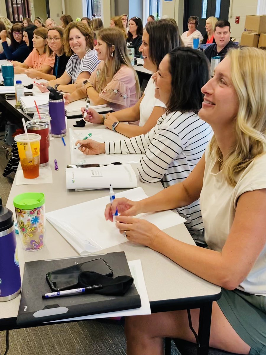 ECLocal's tweet image. EC elementary teachers participated in day 1 of a two-day professional development session in preparation of the new year.