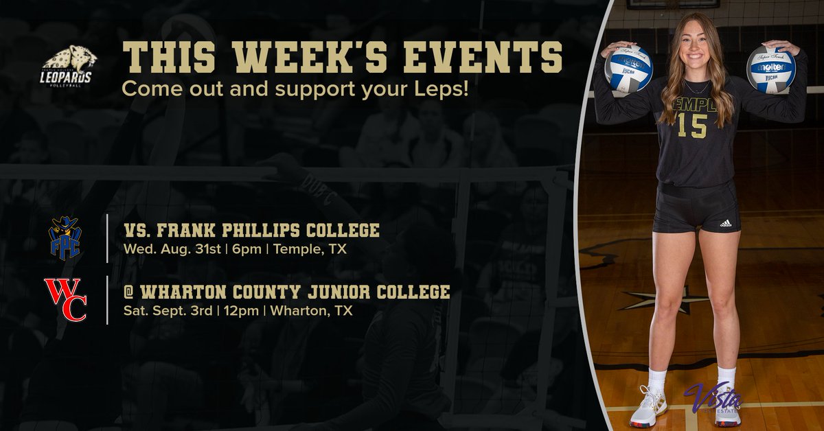 TempleC_VB's tweet photo. COME OUT AND SUPPORT YOUR LEPS THIS WEEK! https://t.co/WRrSlqjlq4