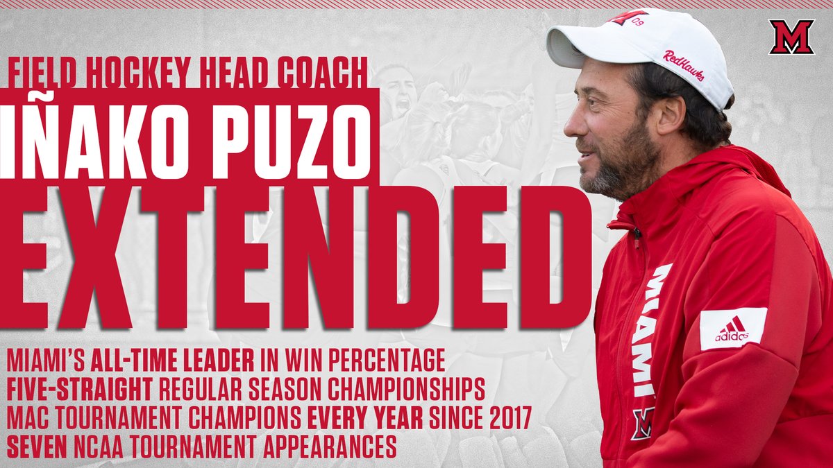 We are thrilled to announce that Head Coach Iñako Puzo has agreed to a seven-year contract extension!

Read more through the story below!

📕: bit.ly/PuzoExtended

#RiseUpRedHawks