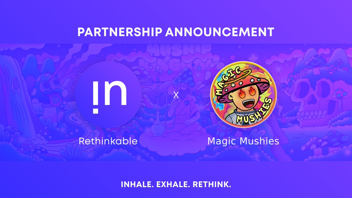 Mushieverse's tweet photo. Bear market = perfect time to put your head down and grind, and we all know mushies never sleep, only work and grow to infinity 🍄💪🌊

Pleased to announce that @rethinkablexyz is now empowering Mushie holders with full access to the best recruitment tools right from our Discord! https://t.co/rBfRB8A9Ko