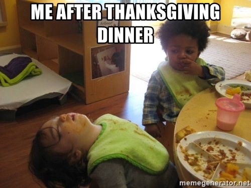 Lakeish11421159's tweet photo. Thanksgiving is my favorite holiday of the year. Guess why?   
#thanksgivingfood #MCO335 https://t.co/dGsXz9cLsx