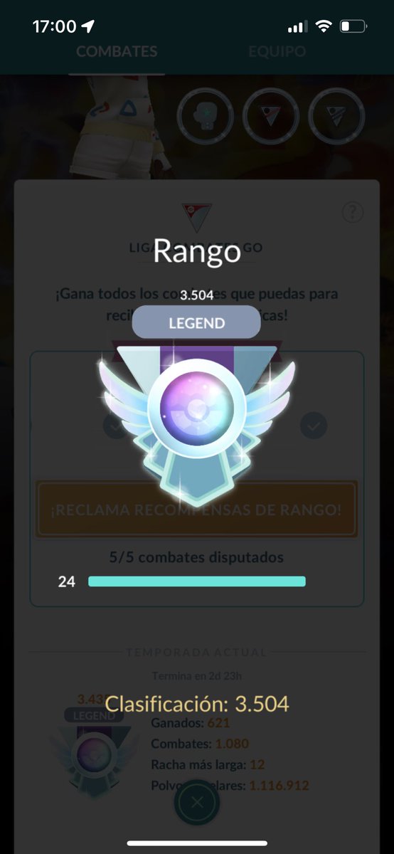 Primera vez en 3500 ✅