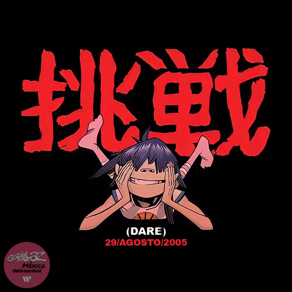 gorillaz_mex's tweet photo. Hoy se cumplen 17 años desde el lanzamiento del single, DARE

-El Doc 

#Gorillaz #DARE #ShaunRyder #RosieWilson #DemonDays #Noodle #Russel #Murdoc #2D #DamonAlbarn #JamieHewlett #Phase2 #Single #Sencillo #GorillazMexicoOficial #GorillazMexico #GFansUnidos #GFans https://t.co/OXkOkEInMl