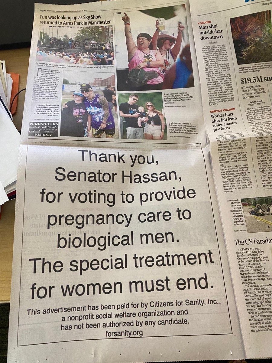 citizens_sanity's tweet photo. Spotted today in New Hampshire 👇 https://t.co/wp2VzVDZMq
