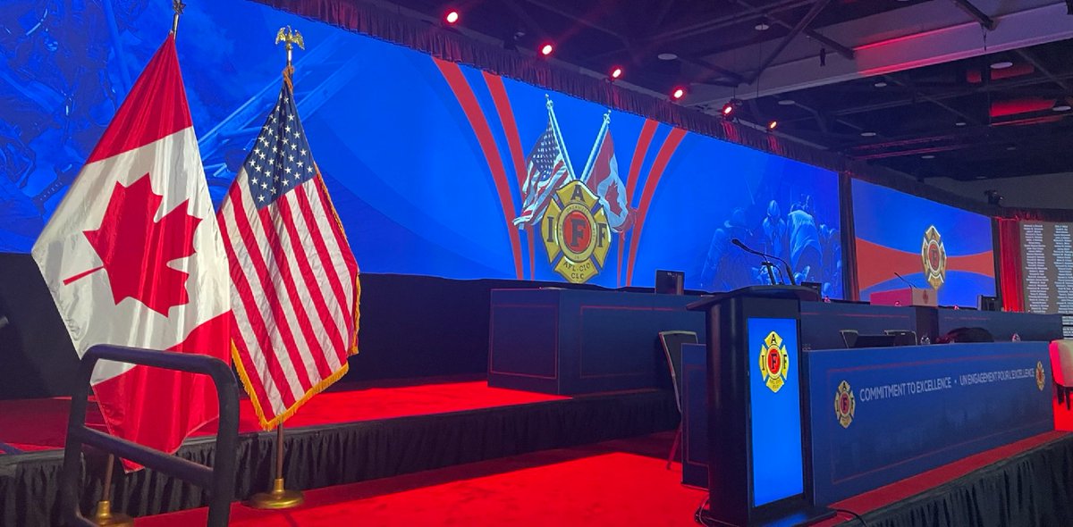 RogersCentreOtt's tweet photo. Over 2,200 Firefighters from North America attended the 56th Convention of International Firefighters earlier this month. This convention was held for the first time in 16 years in Canada and for the first time at The #ShawCentre. Read more - https://t.co/I1xmVMsjsH @IAFFofficial https://t.co/j1lGrHSLUL