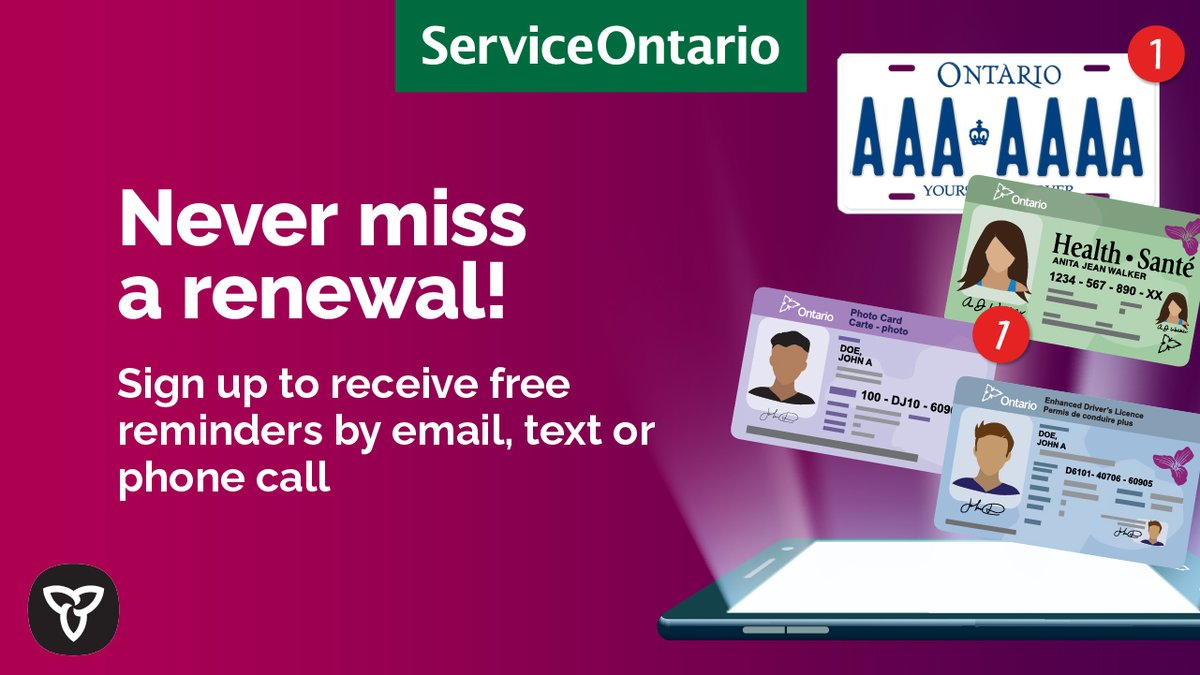 ServiceOntario tweet media