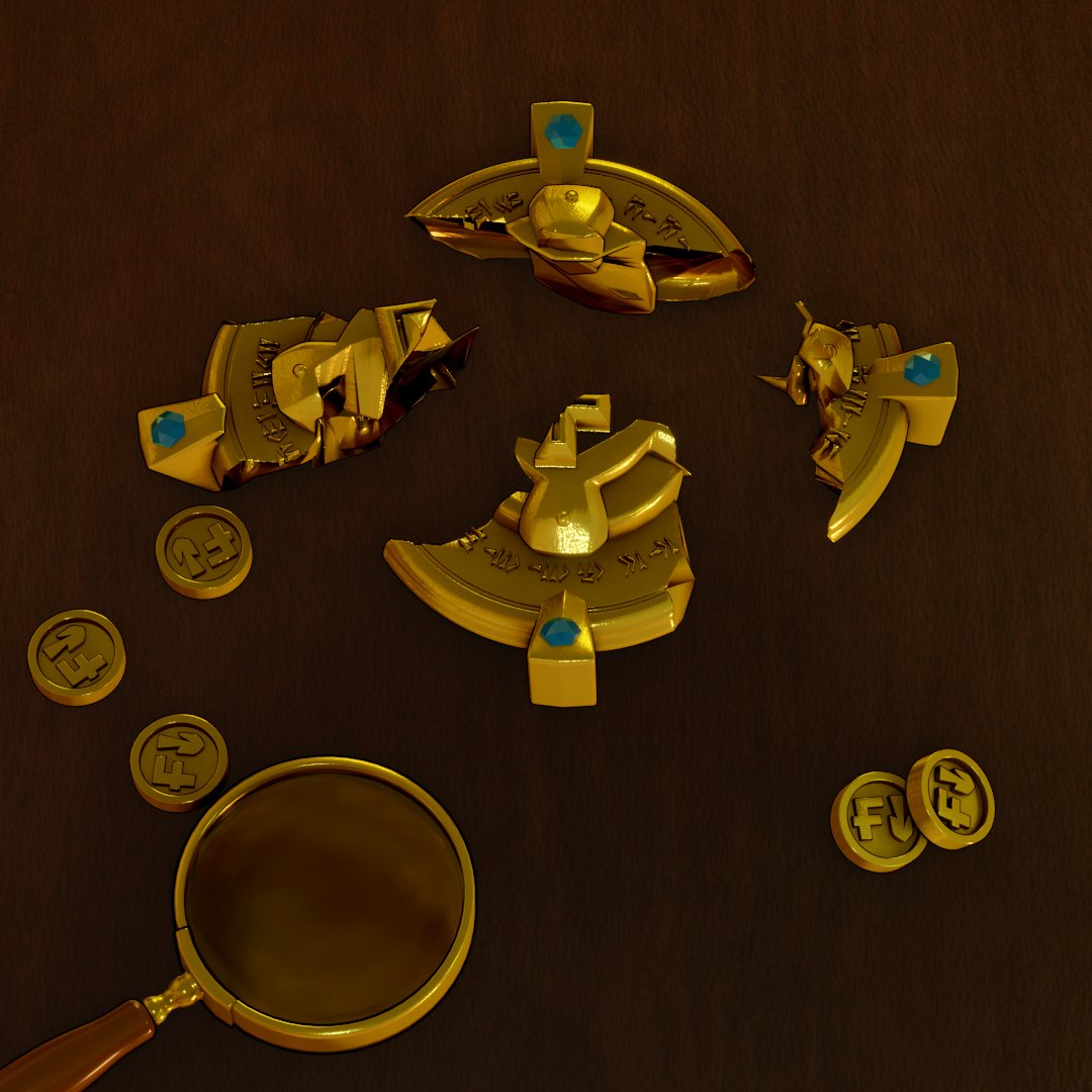 Fortunep2e's tweet photo. The #EAK was designed to unlock #TravelerVaults. Unfortunately, many #EAKs were fractured into #Fragments in an unexpected accident on the Researchers Campus. You will be able to claim and recreate your full #EAK in just a matter of hours, good luck to you #FortuneHunters! https://t.co/NqDQkHSGYC