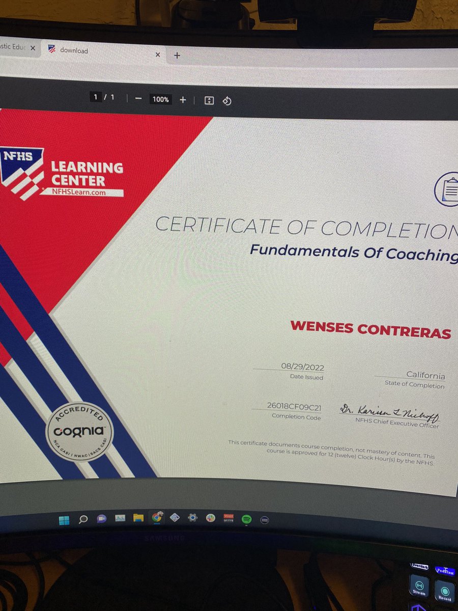 Taking steps to finally do something I’ve been passionate about…coaching! I’m taking the steps needed to become a High School Soccer Coach!