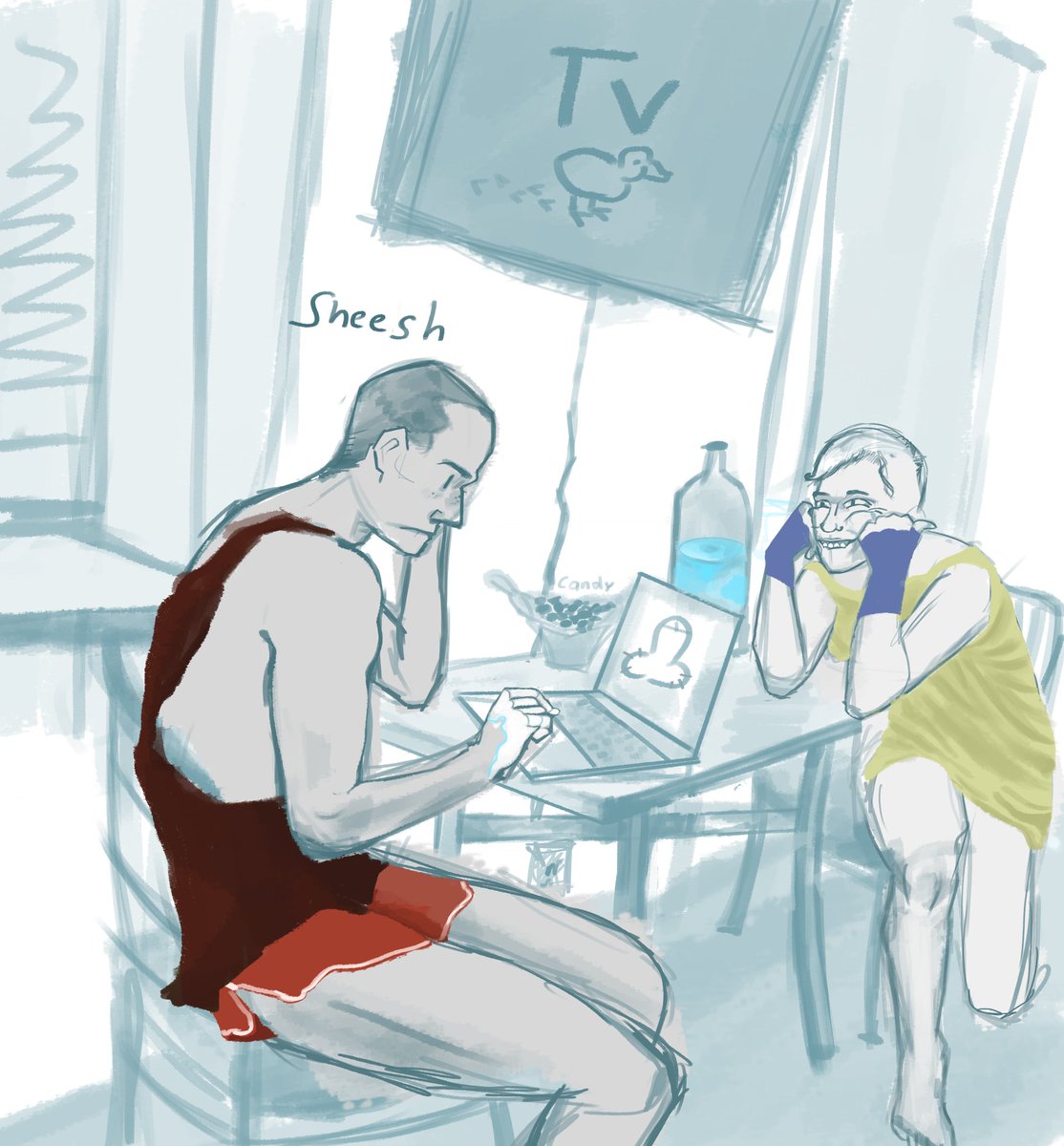 Fuzzy__ducky's tweet photo. Я зараз здохну від сміху ( ಥ‿ಥ)
Я волаю вже півгодини з цієї морди 😂 , просто окремий вид мистецтва .
#DetroitBecomeHuman #MarkusxSimon #MarkusSimon #Markus #Simon https://t.co/hhwoO71C7A