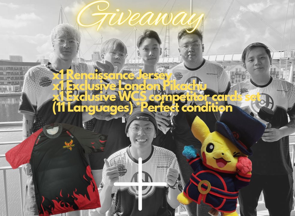 KamiruLZS's tweet photo. 🎉 #Giveaway 🎉

👉 How to enter? 👈
- Follow on Twitter and Twitch
- Like and Retweet
- Tag 1 friend and tell me your favorite part of PkmWCS 2022 (If you mention @kyriaos_unite zap steal you're disqualified)
- I'll ship it to anywhere in the world FOC 🌍

End 20th Sept 10pm SGT https://t.co/woIUGdG7FC