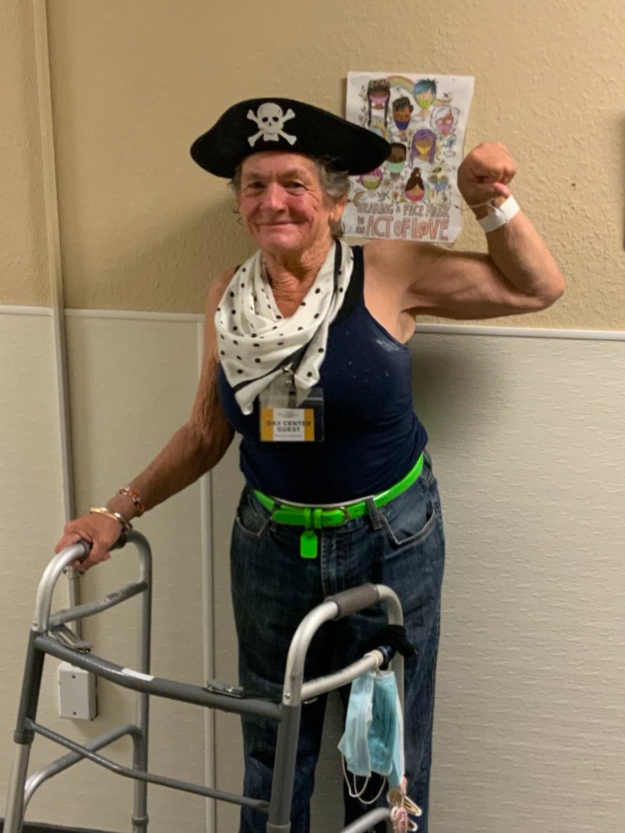 SD_Rescue's tweet photo. Each person leaves their mark after they come to the Rescue Mission.
Geraldine is no exception. Found on the street curled in a corner suffering from the beginning stages of dementia, she recently moved into a nursing skilled facility. Congratulations! #ThisIsMyTestimony https://t.co/cZe0VsJYIG