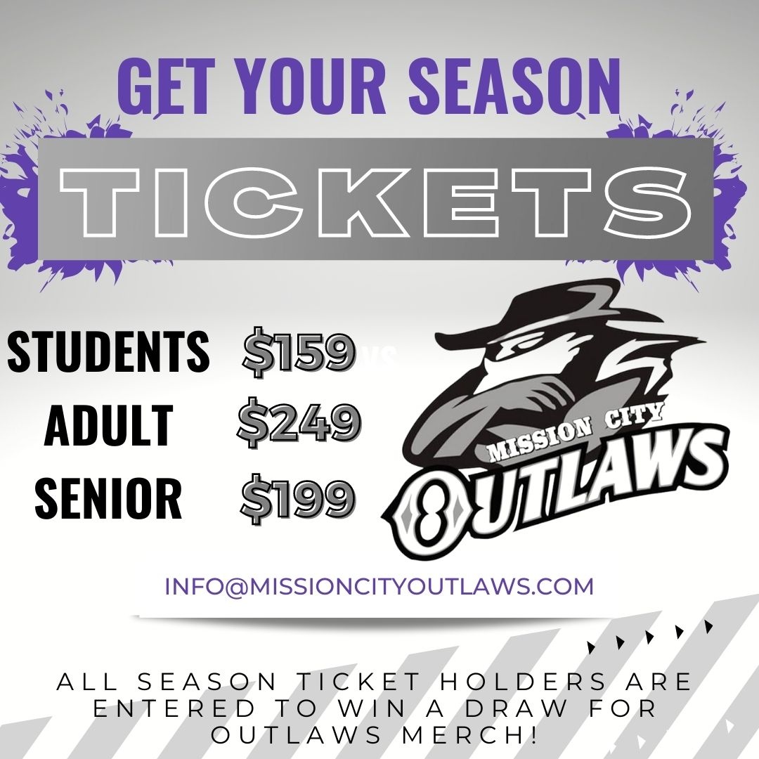 ⭐️ We have the BEST fans and sponsors and we CAN'T WAIT TO SEE YOU ALL THERE!!⁠ 🤩➡️ Season Tickets holders get TONS of discounts!⁠
⁠📧 info@missioncityoutlaws.com to purchase tickets or with any questions! ⁠
⁠