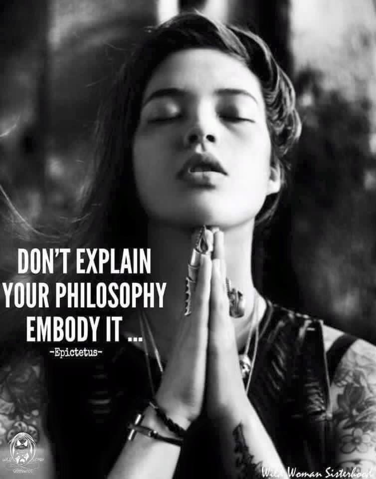 Inhabit every aspect of your being.