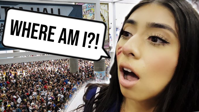 getting LOST at anime expo part 1 😭  https://t.co/SLrwo6UacA https://t.co/5l8SwQFNPV