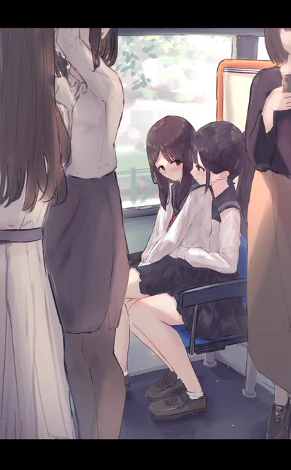 乗車率200% #創作百合 