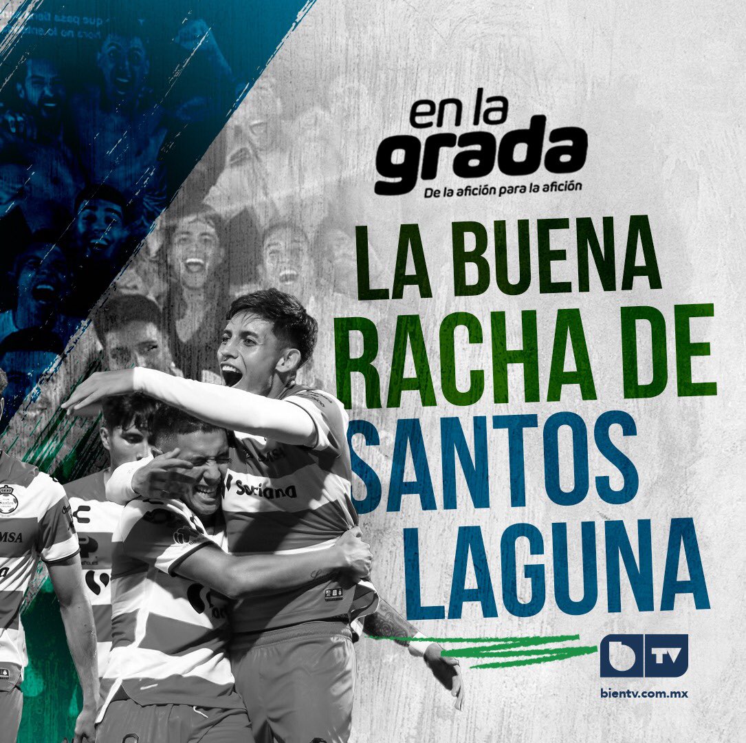 BientvMx's tweet photo. #EnVivo 21:00 hrs
Hoy en la Grada:
“La buena racha de Santos Laguna”
@ClubSantos 
#Lunes #barranocturna #Entretenimiento #FMF #LigaMX #SantosLaguna #Torreón #Saltillo #Monclova #GomezPalacio #Lerdo #Coahuila #Durango #tvporinternet #gentedebien #DeBienTV https://t.co/0Wjec3ju6s