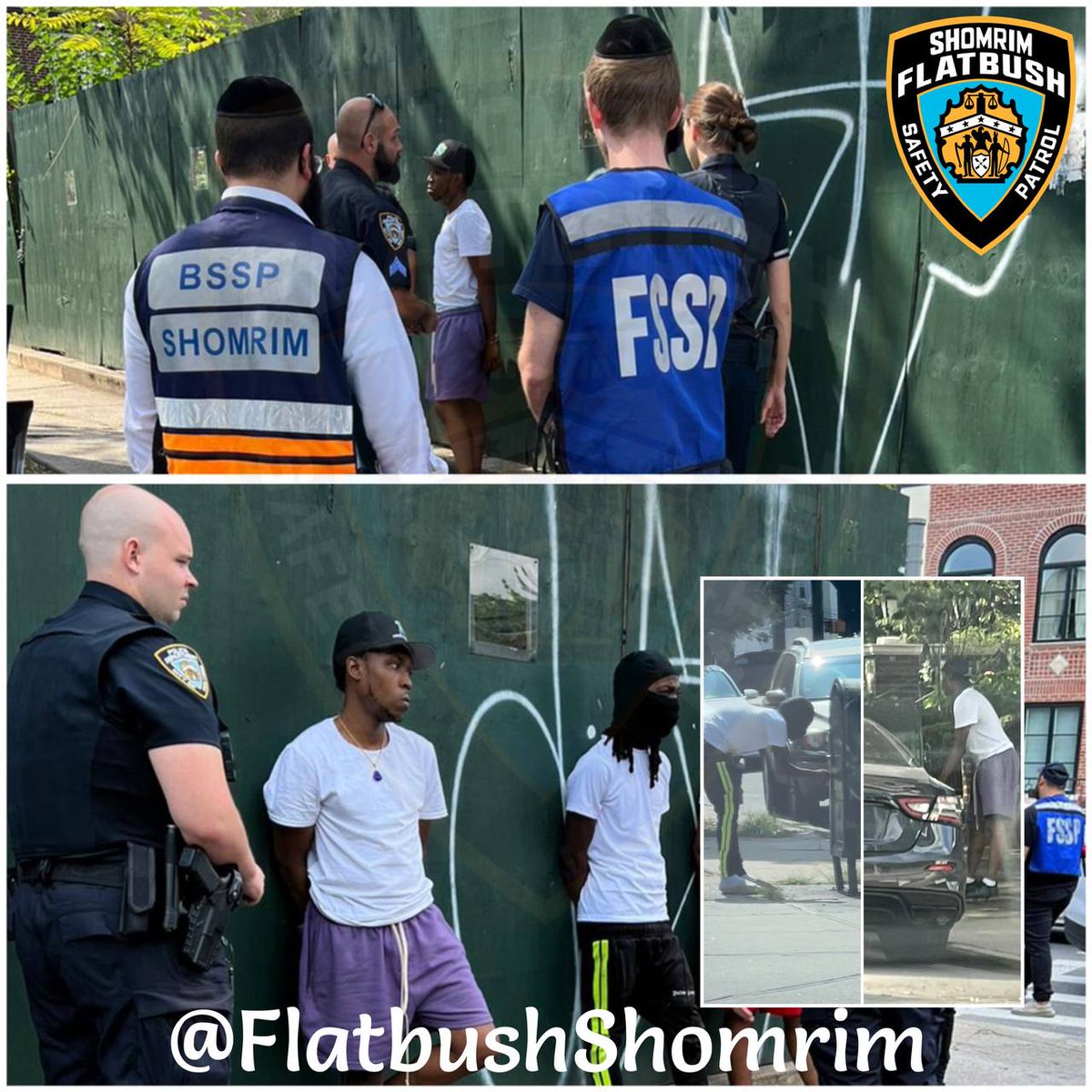 FlatbushShomrim's tweet photo. This pair was wanted for a pattern targeting the green @USPS boxes in @NYPDBklynSouth, using an unauthorized federal key. Thanks to our alert volunteers who #ColdBusted them, it came to an end w/their arrest by @NYPD61Pct. Thanking @BPShomrim for the great assistance. #TeamWork https://t.co/tdEihDMb69