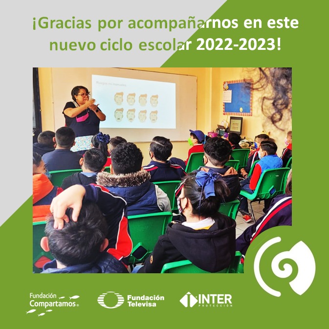 ¡Gracias por acompañarnos en este nuevo ciclo escolar 2022¬2023!
#FundacionCompartamos
<a href="/fundtelevisa/">Fundación Televisa</a>
<a href="/fundacioninter/">Fundación Internacional Soñar</a>
🤟🏼

@ippliap #Educacion #EducacionEspecial #Education #Sordos #Deaf #DeafCommunity #ComunidadDeSordos #DeafEducation #LSM #SignLanguage #LenguaDeSeñas #Escuela