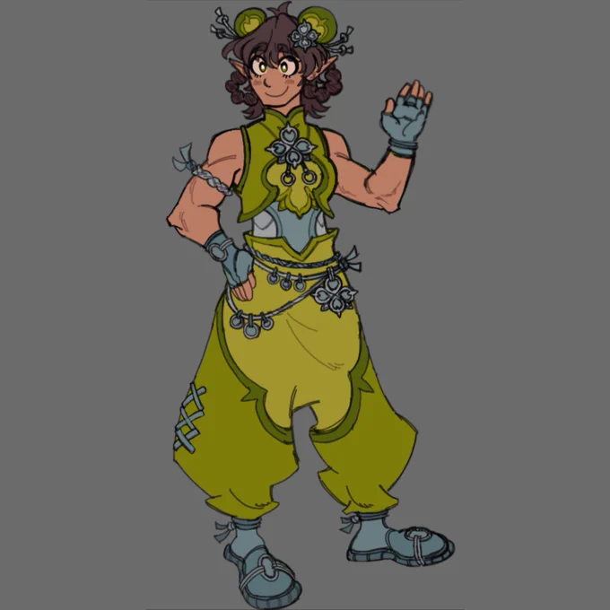 another old OC i redesigned, she also doesn't have a name 