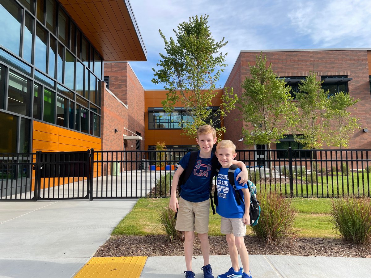 Starting 5th grade and 2nd at a newly built Fuller!   Glad Elliot will get one year here.