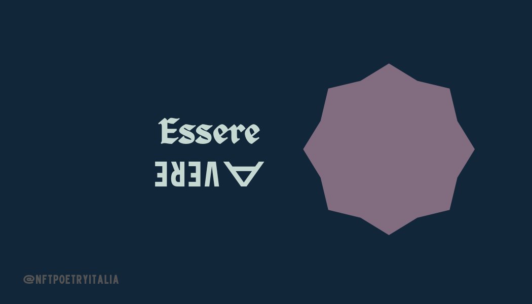 NftPoetryItalia's tweet photo. Essere/Avere1 by #qrcod3
#art #nftart #cryptoart #nftartist #nftcollector #nftcommunity #nfts #digitalart #crypto #artist #nftcollectors #cryptoartist #drawing #nft #artwork #illustration #metaverse #creative #gallery #nftpoetryitalia #nft https://t.co/08VUECk3ZH