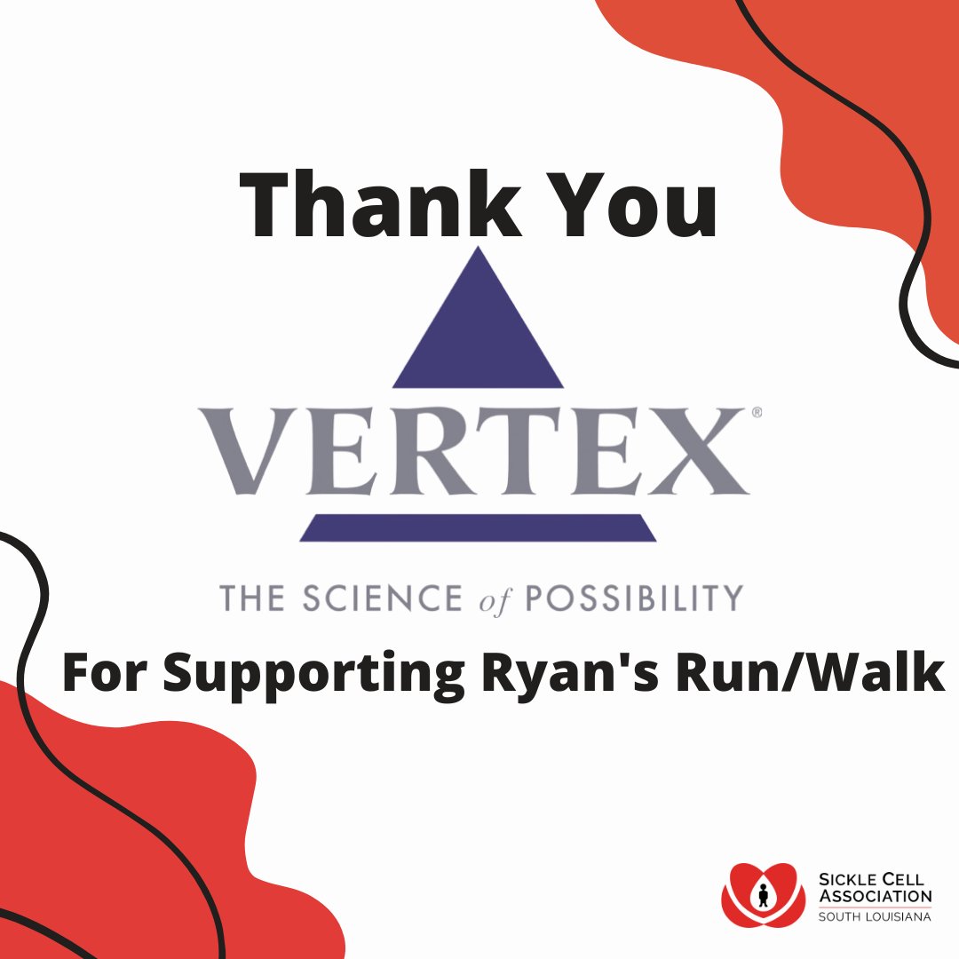 BRSickle's tweet photo. Thank you so much, @VertexPharma for being a Platinum Sponsor of Ryan's Run/Walk. We could not do it without you!
#RyansRun #SickleCellAwareness #SickleCell https://t.co/kcZziVWFbo