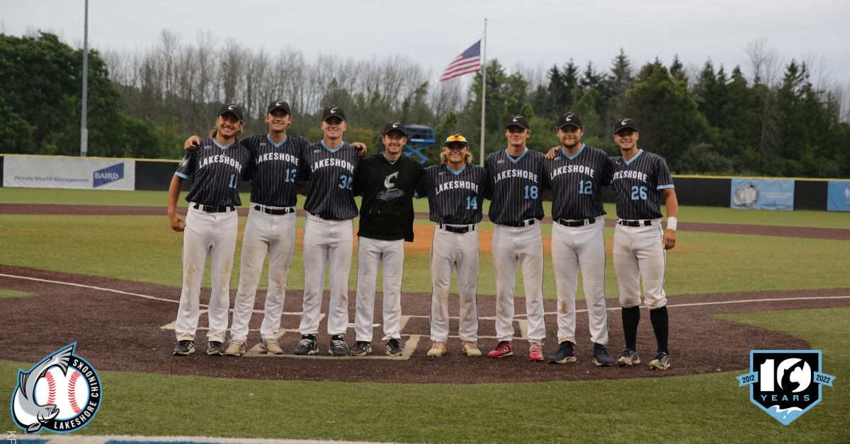 LS_Chinooks's tweet photo. A summer in the Northwoods League can be a grind, 72 games in 76 days. Each season, just a few players are available to compete from the start of the season until the end of the summer.

This season, these players were with us for the duration of the 2022 season. https://t.co/bmMy4XzKv0